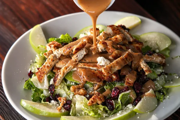 grilled-chicken-salad-dressing-pour-1 copy